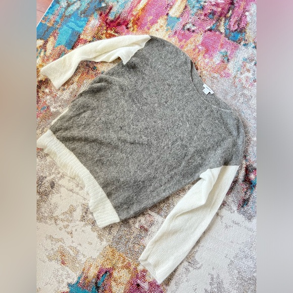 Helmut Lang color block super soft sweater side slits - Picture 10 of 12